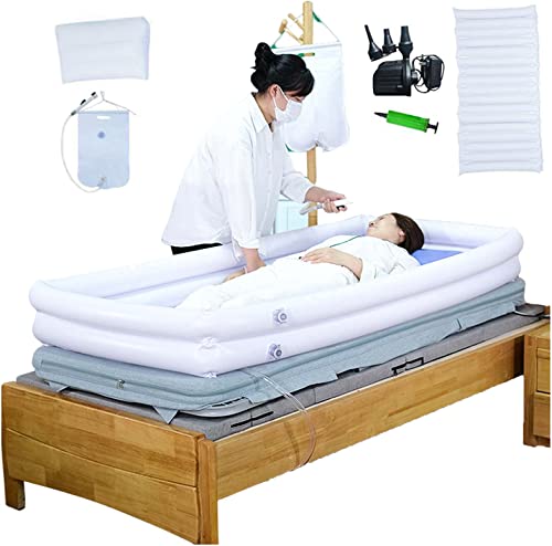 Medical Inflatable Bathtub: Shower Bath Basin Kit