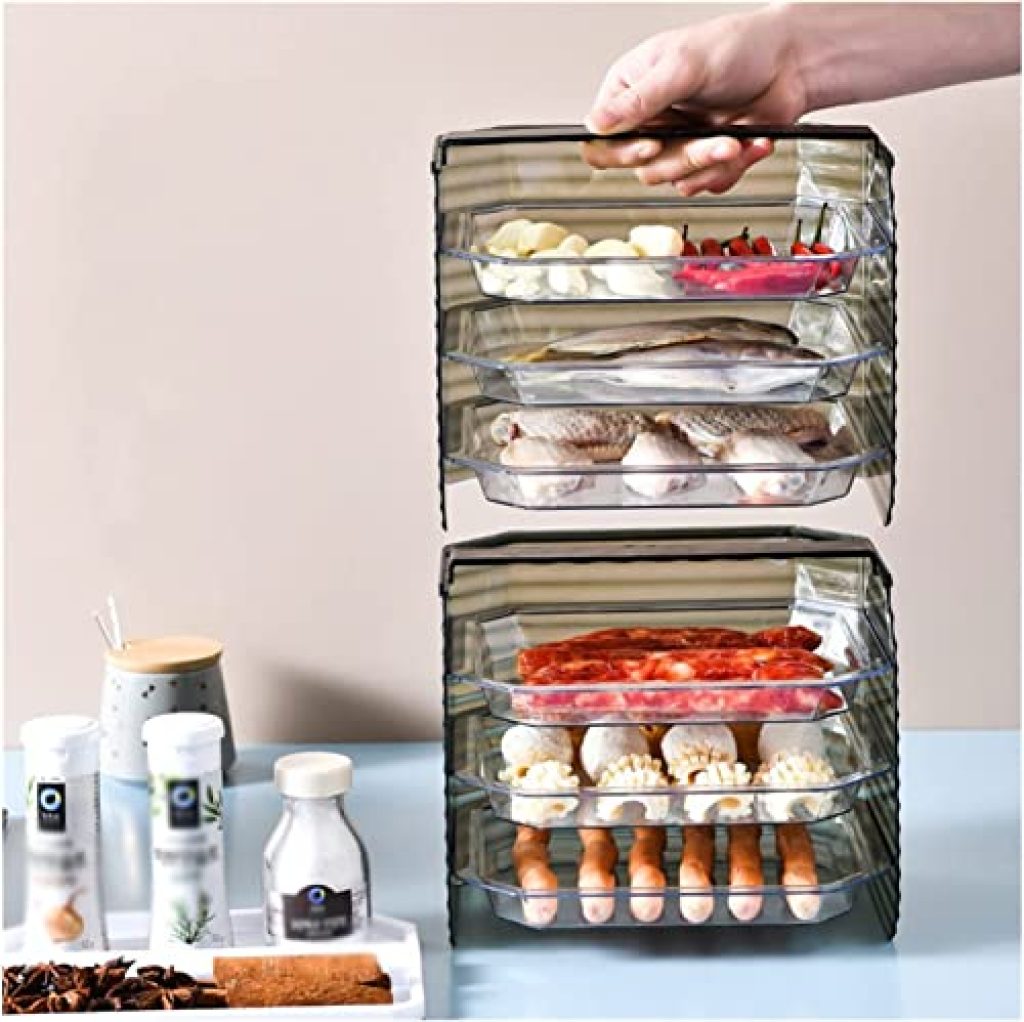 Adjustable Kitchen Plate Rack with Dividers