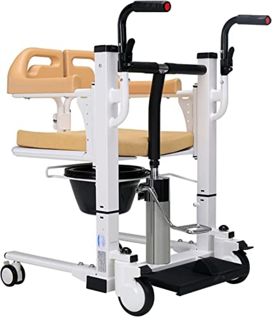 Electric Lift Patient Transfer Wheelchair
