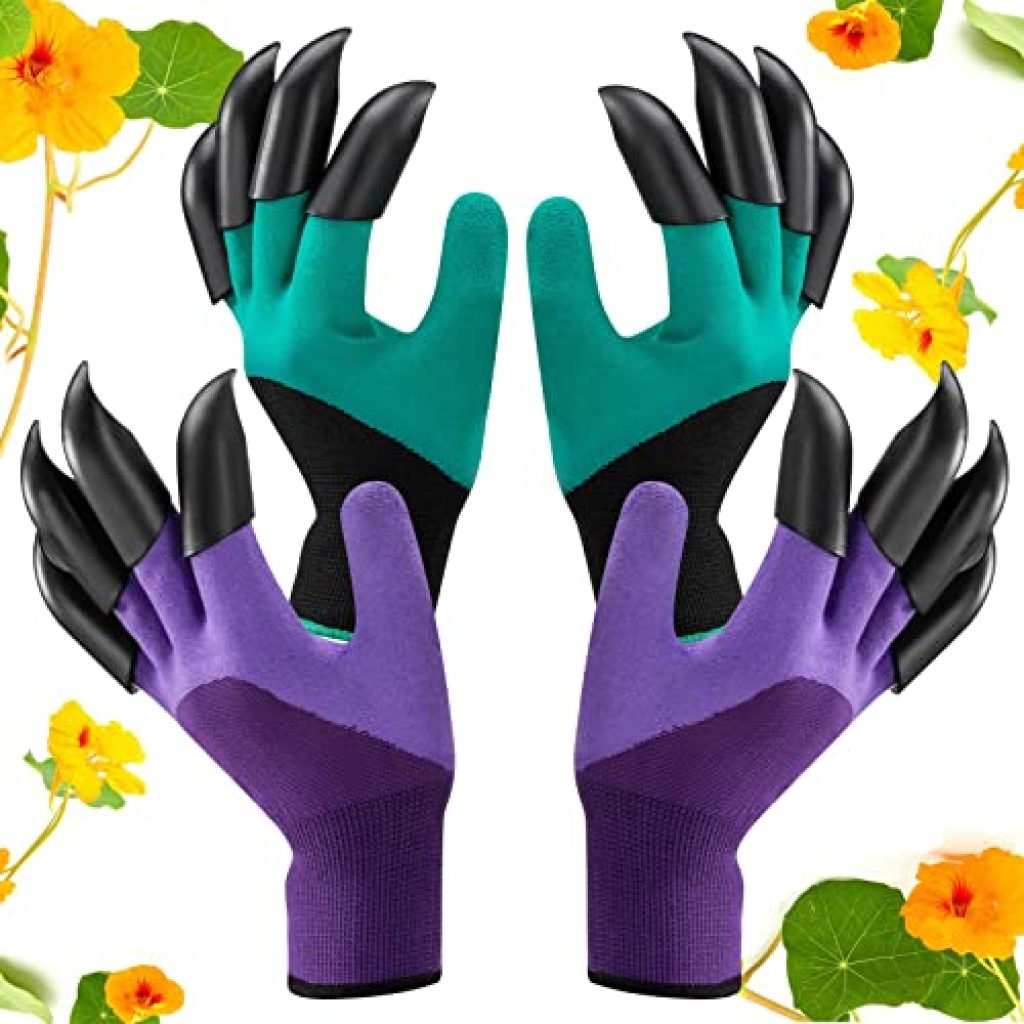 Gardening Gloves with Digging Claws for Planting