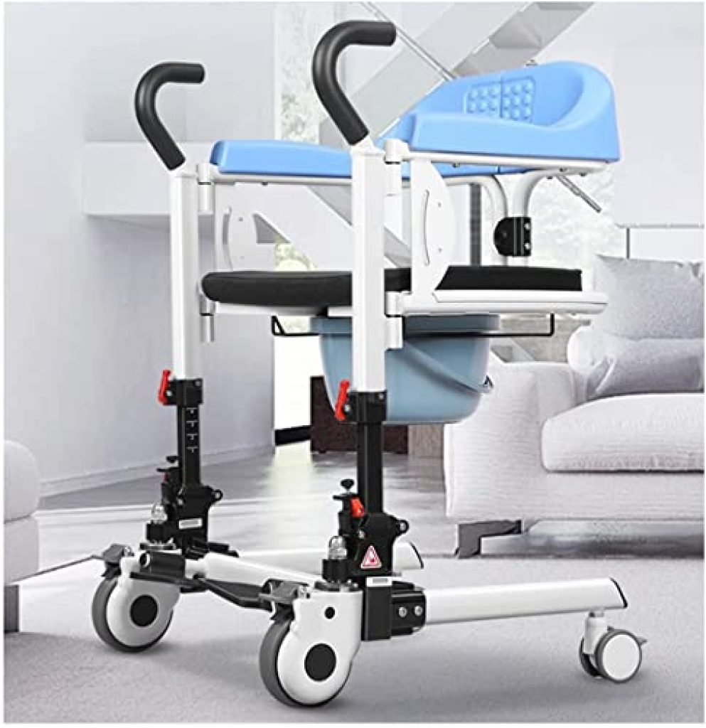 Patient Lift Transfer Wheelchair For Bedridden Patient Manual Wheelchair