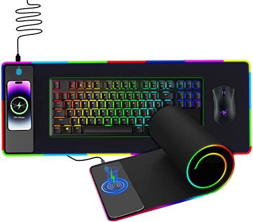 Wireless Charging RGB Gaming Mouse Pad: A Game Changer for Gamers