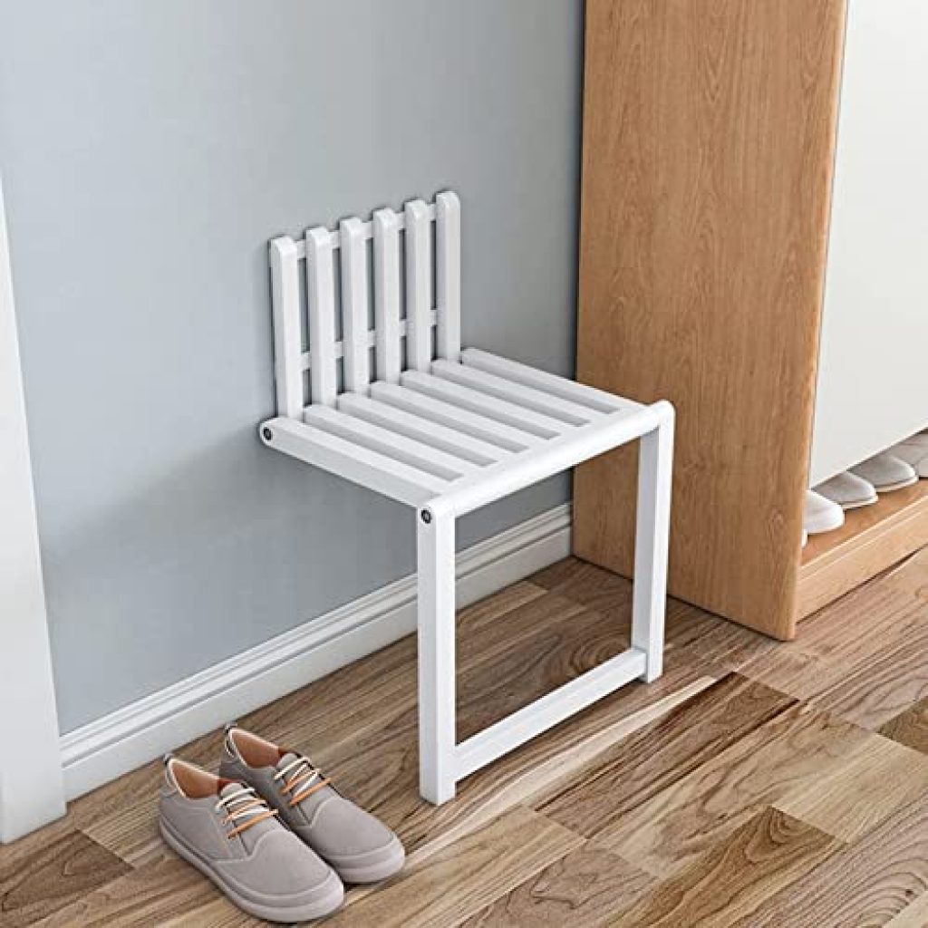 Foldable wall-mounted shower chair