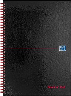 Oxford Black n Red Hardcover Notebook