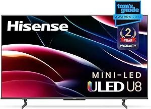 Hisense U8H 4K Ultra HD Smart Mini LED QLED TV