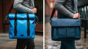 Waterproof vs Water-Resistant Laptop Messenger Bags