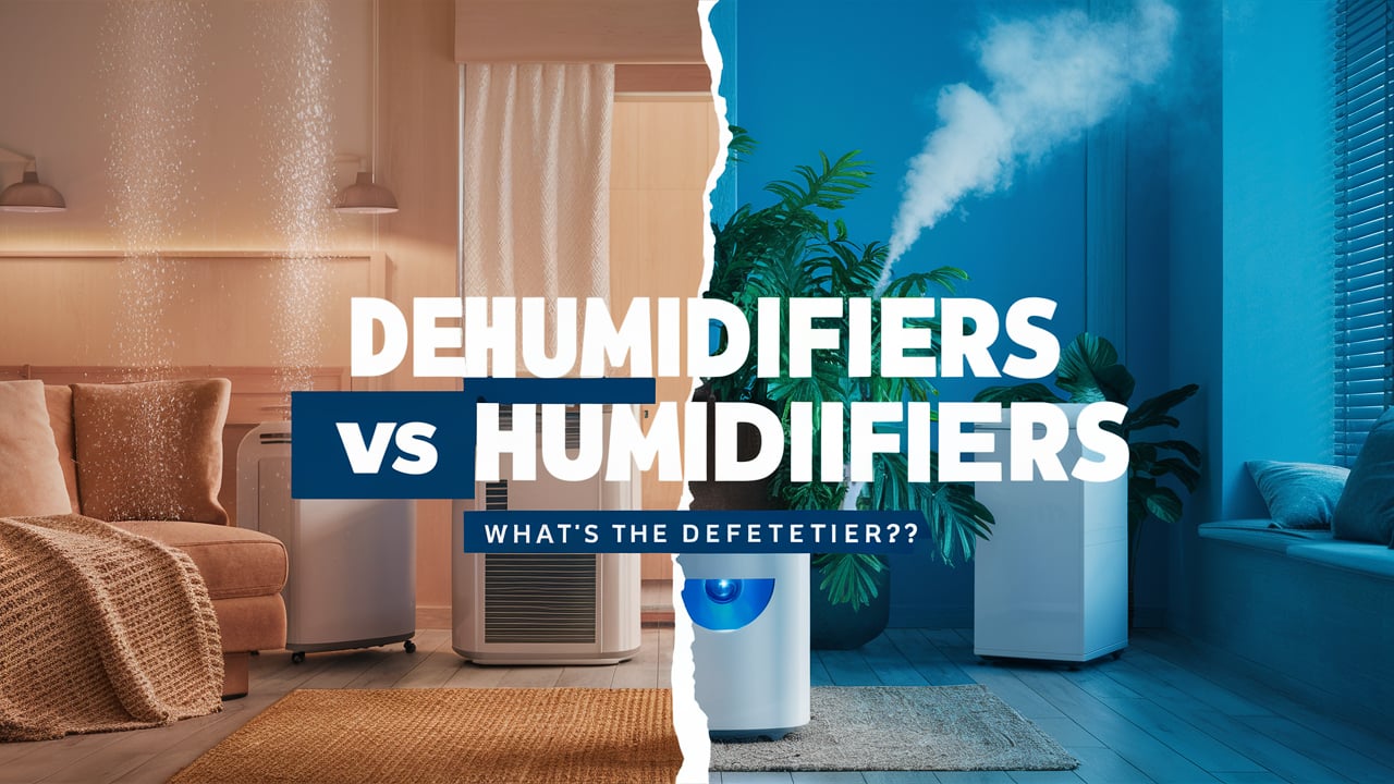 Dehumidifiers vs Humidifiers: What’s the Difference?