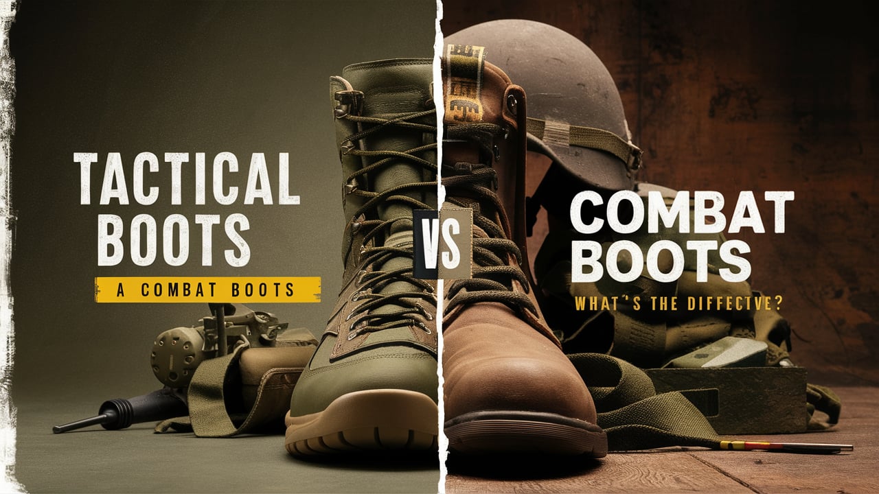 Tactical Boots vs Combat Boots: What’s the Difference?