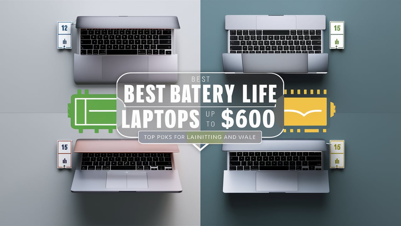 Comparison of Laptops with Best Battery Life Under 0