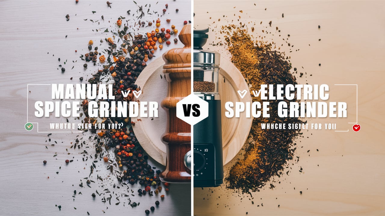 Manual vs Electric Spice Grinders: Comparison for Your Kitchen