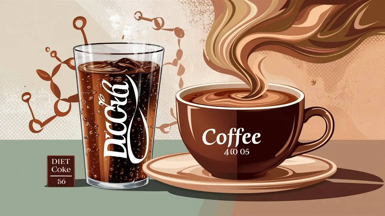 Diet Coke vs Coffee: Caffeine Content, Health, and Energy Compared